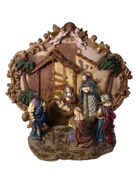 Other - Christmas Ceramic Nativity  Mary Joseph Jesus and the three king's Piece.